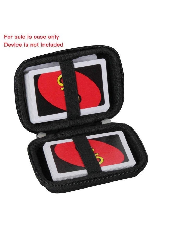 Hermitshell Hard Travel Case for Mattel UNO Classic Card Game - Not Including Cards (Black) - Image 2