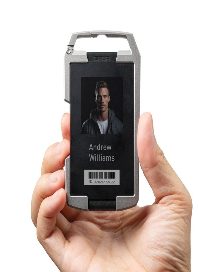 GPCA محفظة GPCA United-1 Slim Wallet – حامل بطاقات ائتمان وبطاقة هوية من الألومنيوم مع مشبك مدمج، محفظة بسيطة للرجال والنساء، حامل بطاقة تعريف بلمسة واحدة، تصميم مناسب للسفر (إصدار الشريط الأسود) - Image 2