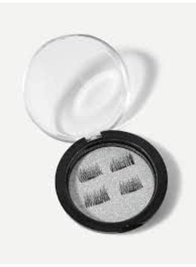 رموش مغناطيسية طبيعية، قابلة لإعادة الاستخدام بدون صمغ، مجموعة كاملة للرموش العلوية والسفلية، سهلة التركيب والإزالة - Image 1