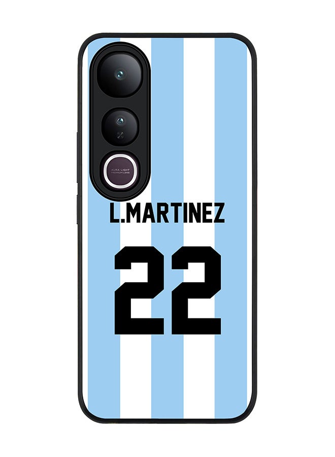 Stylizedd For vivo V50 Lite Case,Slim fit Camera Protection, Shockproof Thin Phone cover  - Football  Argentina, L.Martinez