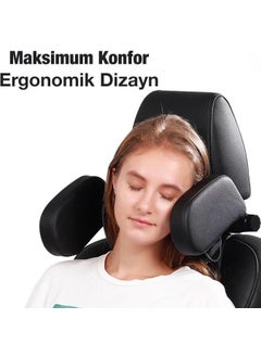 Coofbe Ergonomic Design Foldable Car Seat Pillow, Soft Orthopedic Design Car Pillow  - Image 2