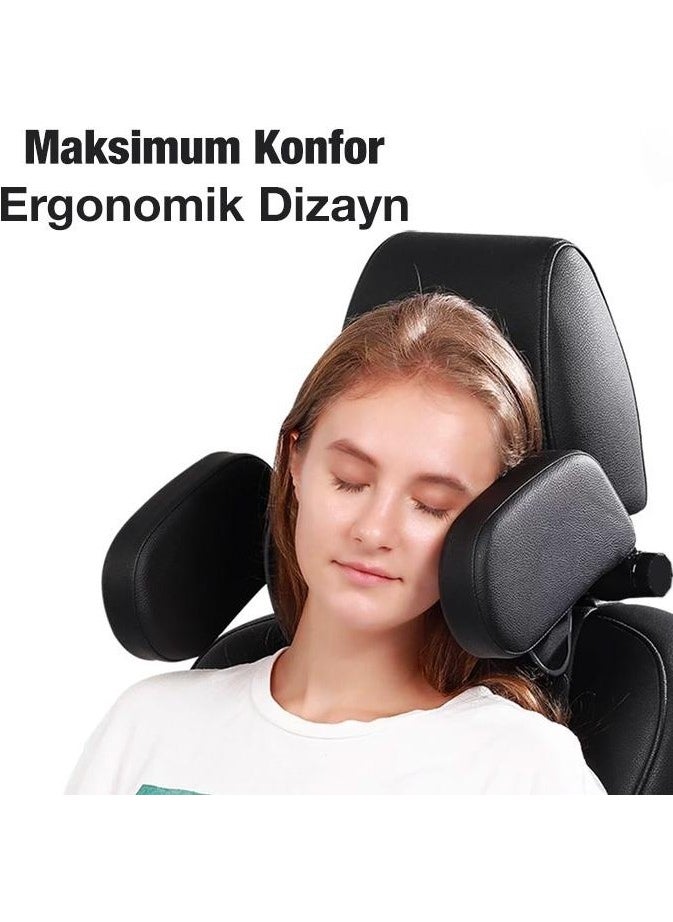 Coofbe - Ergonomic Design Foldable Car Seat Pillow, Soft Orthopedic Design Car Pillow - Image 1