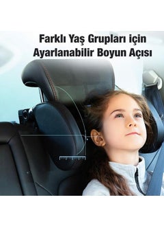 Coofbe Ergonomic Design Foldable Car Seat Pillow, Soft Orthopedic Design Car Pillow  - Image 3