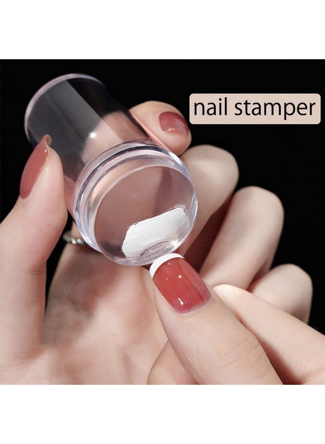 بيوتي 5 قطع من ألواح ختم الأظافر + 1 ختم + 1 مكشطة، قالب ختم فن الأظافر بنمط زهرة الدانتيل الحيوانية، لوحة صورة، ختم فن الأظافر، مكشطة أداة الأظافر - Image 3