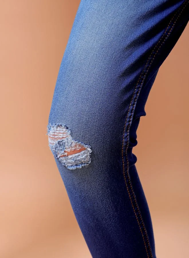 مرفوعة Women Skinny Fit Solid High-Rise Jeans