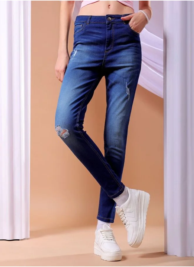 Freehand Women Skinny Blue Jeans