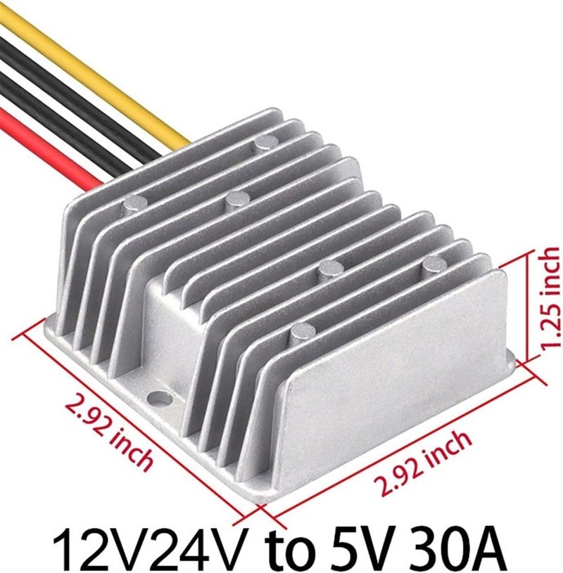 Power Converter 12V24V 5V10A20A30A15A Power 8V-40V to 5V Power Module Power Voltage Converter(12V24V to 5V 10A) - Image 3