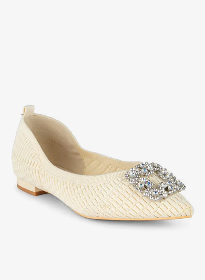 Vincci Women Pointed Toe Low Heel Pumps