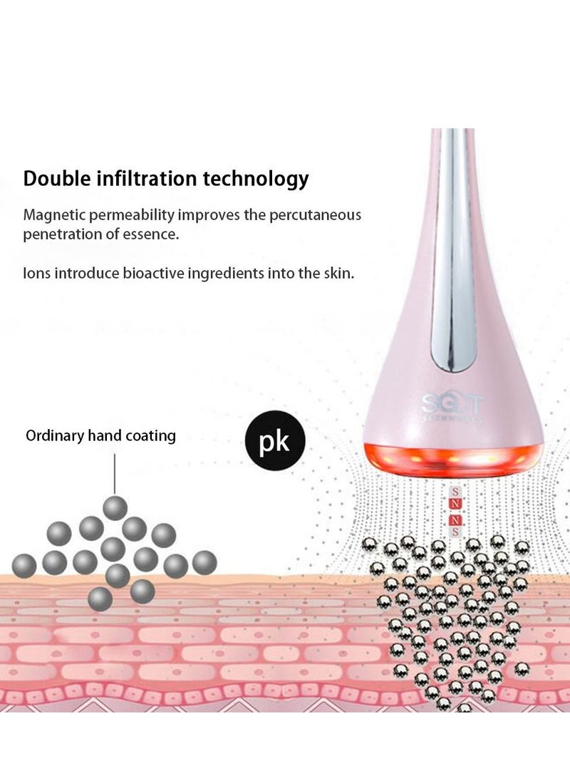Ion Double Nutrition Import Technology Device - Magnetic Therapy for Pore Reduction and Wrinkle Firmness