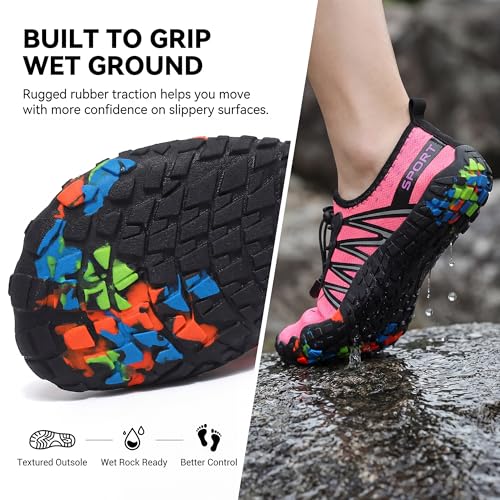 ziitop Water Shoes for Men Women Beach Barefoot Swim Rock Climbing Pool Shoes Socks AntiSlip Breathable Quick Dry Lightweight Slipon Outdoor Sport Hiking Walking Boating Fishing Diving Surfing - Image 3