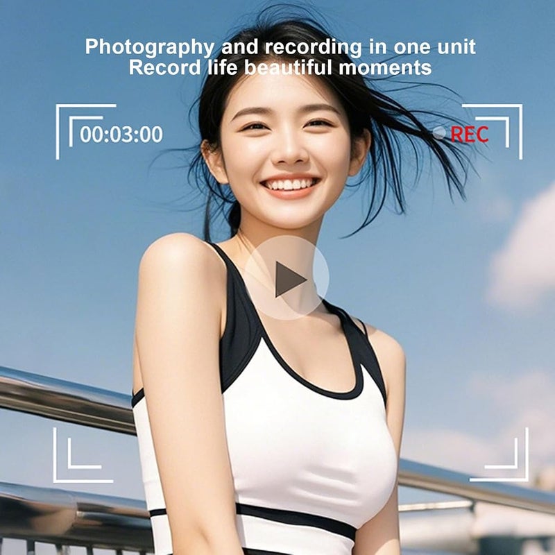 Bewinner 5K Digital Camera for Photography, UHD Autofocus WiFi 75 MP 180° Flip Screen 18X Zoom Compact Point Shoot Vlogging Camera, HD WiFi Compact Cameras for YouTube Travel (Black) - Image 3