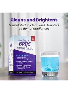 Retainer Brite Retainer Brite 120 Tablets - Value Pack  - Image 5