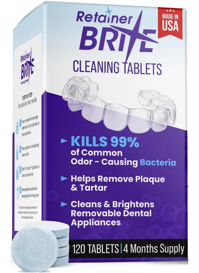 Retainer Brite Retainer Brite 120 Tablets - Value Pack  - Image 1