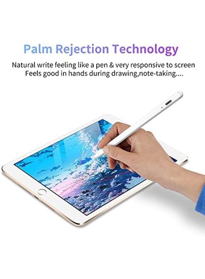 Active Stylus Pen for iPad (2018–2022), Palm Rejection Digital Pencil, Rechargeable Touch Pen Compatible with iPad Pro, iPad Air, iPad, and iPad Mini - Image 4