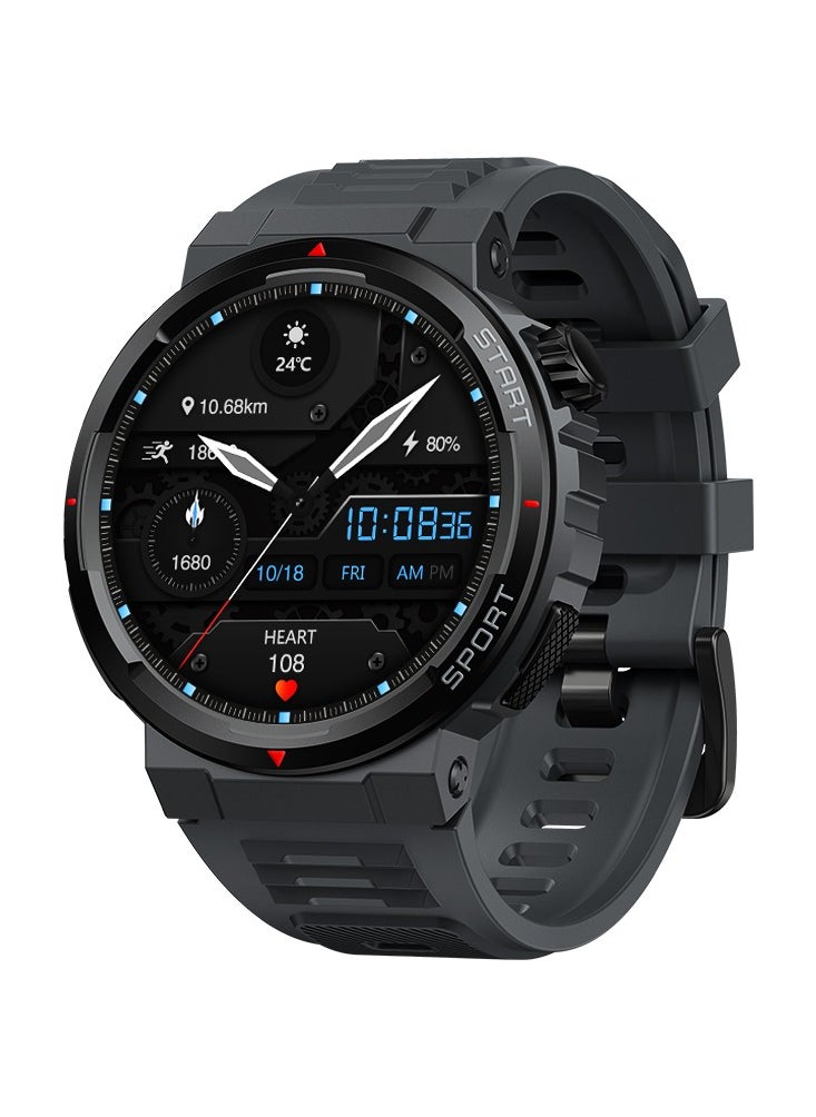 Zeblaze Smart Watch 300 mAh 1.43'' HD AMOLED Smart Watches for Men Smartwatches with Bluetooth Make/Answer Calls Multi-app Message Reminder Multi Language Fitness Watch Compatible Android iOS  - Image 1