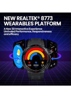 Zeblaze Smart Watch 300 mAh 1.43'' HD AMOLED Smart Watches for Men Smartwatches with Bluetooth Make/Answer Calls Multi-app Message Reminder Multi Language Fitness Watch Compatible Android iOS  - Image 4