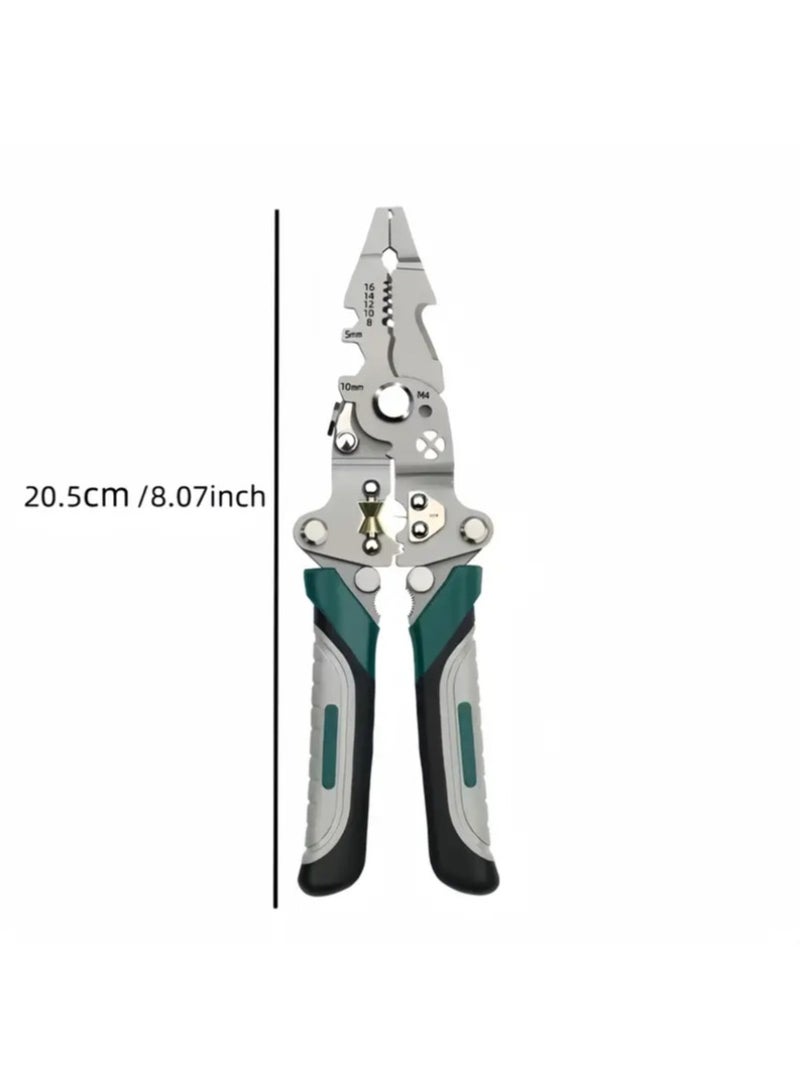 Collapsible Wire Stripping Pliers - Multi-Function Electrician Tool  - Image 2