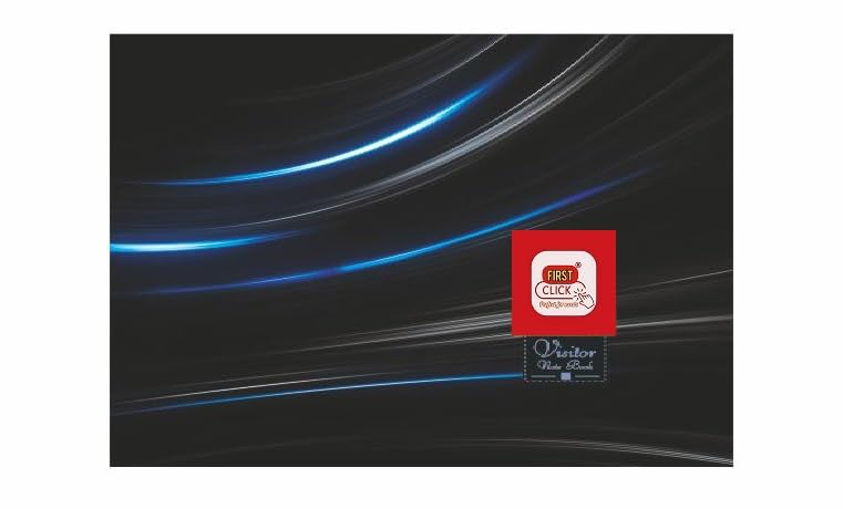 FIRST CLICK Visitor Book Feedback book Address Books (Executive) Guest Book The cover design of the Books is subject to change depending on stock availability 144 Page Size- 20.5 x 25 cm 1 Pc - Image 3