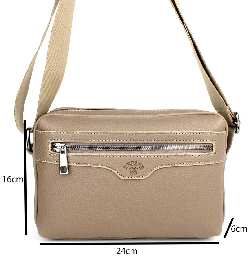 ديرسي كلوب Men's Adjustable Shoulder Strap Crossbody Shoulder Bag