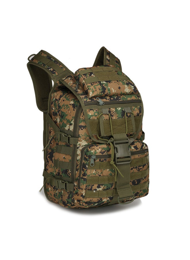 Generic Outdoor Tactical Backpack Waterproof Mountaineering Bag Hiking Camouflage Backpack Men's X7 Swordfish Bag Wear-resistant Backpack-Color:Plexus Number-Capacity:36-55L  - Image 1