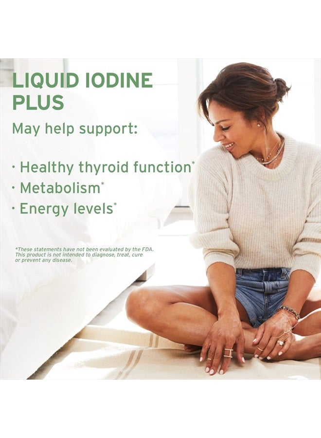 Life-flo Liquid Iodine Plus 150 mcg, Iodine Supplement for Thyroid Support,* Healthy Energy & Metabolism Formula* with Iodine & Potassium Iodide, Unflavored Liquid Drops, Approx. 450 Servings, 2 fl oz - Image 3