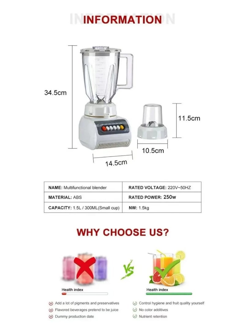 POGAGO 2-in-1 Multifunction Juice Blender & Food Mixer - Image 4