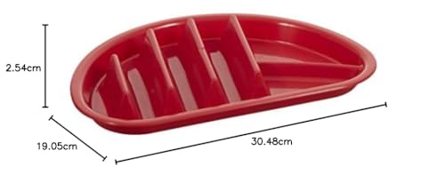 Arrow Home Products Arrow Plastics Manufacturing 00101 Fiesta Taco Plate, Multicolor - Image 5