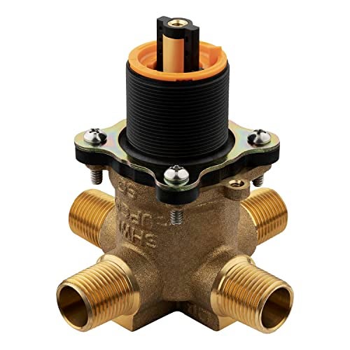 Pfister 0X8-310A PermaBalance Single Control Tub & Shower Rough-In Valve, Brass - Image 1