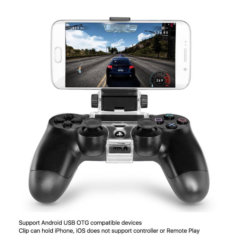 TNP Products TNP PS4 Controller Phone Clip Holder Clamp Mount Bracket Compatible with PlayStation 4 PS4 Dual Shock Wireless Controller [Playstation 4] - Image 2