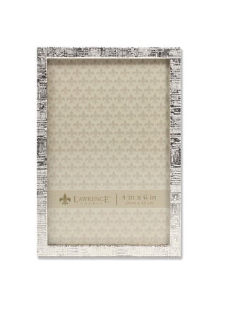 Lawrence Frames 4W x 6-Inch H Silver Metal Picture Frame with Linen Pattern (712446) - pzsku/ZD8307201D9A9C3394E7EZ/45/1749667687/03431820-327a-44ad-985f-6db8159e4d55