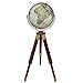 Replogle World Globe with Stand 16 Inch Floor Globe AntiqueRaised Relief Globes For Children and Kids Classroom DecorMade In USA - Image 3