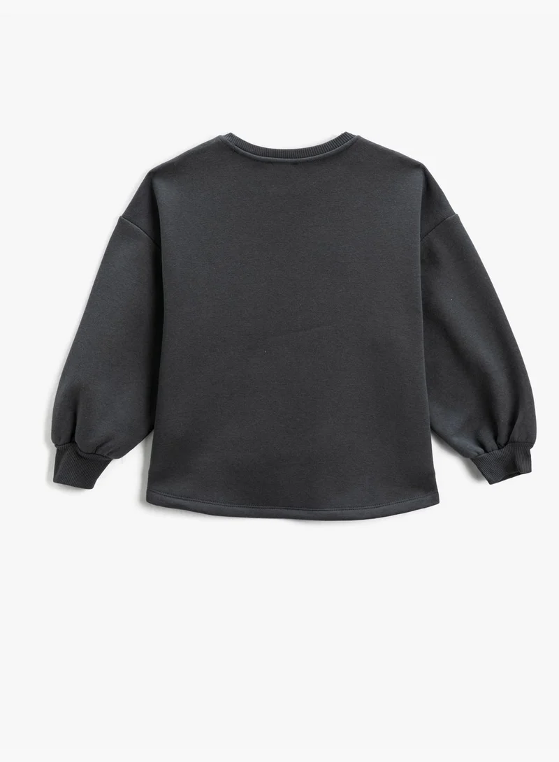كوتون LOL Surprise Printed Licensed Sweatshirt Puffer Long Glittery