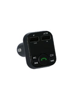 WAGAN Durable ABS Plastic Bluetooth Hands-Free FM Transmitter Black 4.6 x 7.6 x 15.2 cm 2036  - Image 3