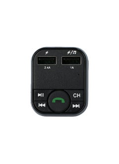 WAGAN Durable ABS Plastic Bluetooth Hands-Free FM Transmitter Black 4.6 x 7.6 x 15.2 cm 2036  - Image 4