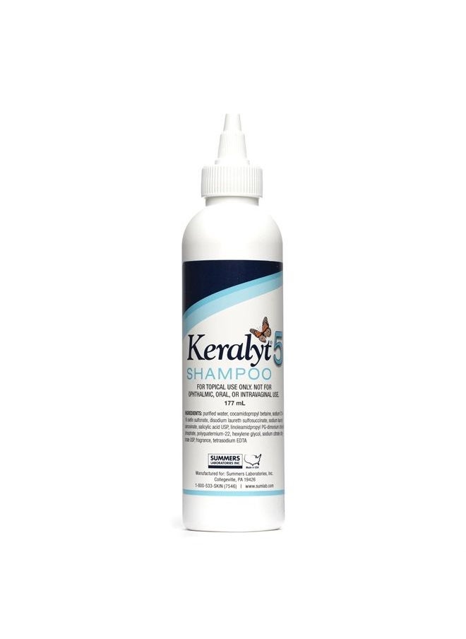 keralyt - 5 Anti-Dandruff Shampoo - Max Strength 5% Salicylic Acid Scalp Build-Up Clearing - Promotes Relief from Dandruff, Psoriasis, Seborrheic Dermatitis, Dryness, and Itchiness - Image 1