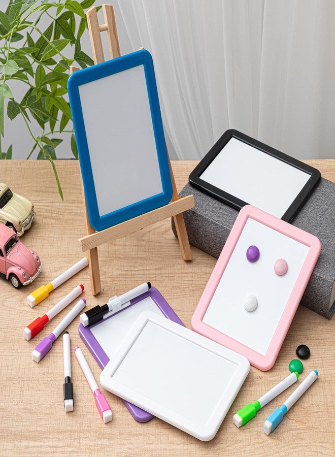 Lincia 6 Pack Magnetic Dry Erase White Board, 5"x7" Board with 14 Markers, Small Dry Erase Whiteboard with Magnetic for School Locker, Office, Refrigerator, Students, Girls - Image 5