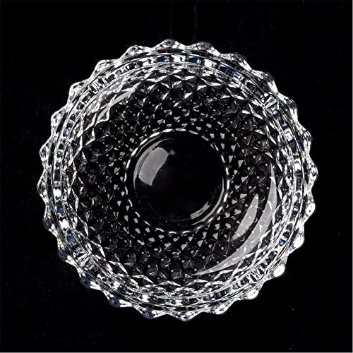 Koniry Crystal Clear Glass Ash Tray Round Designer Ash Tray - Image 5