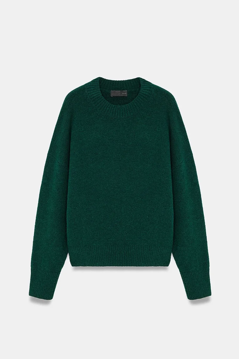 Dilvin Forest Green DILVIN Women's Knit Sweater for Women | Best Price UAE
