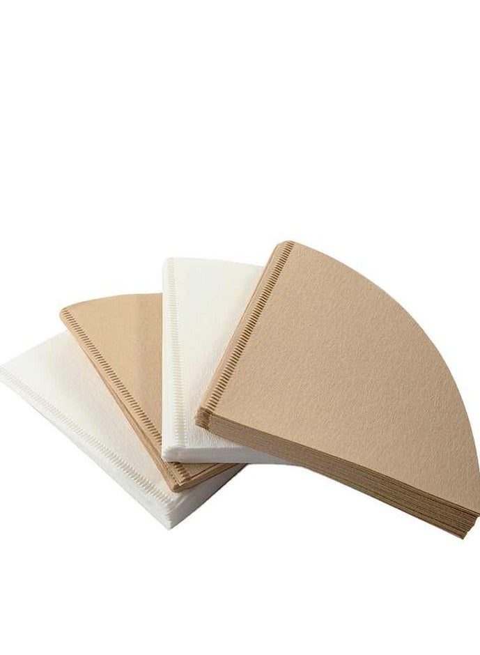 زيروهيرو فلتر قهوة زيرو هيرو V02 ورقي أبيض وغير مبيض - موديل V60 - 100 قطعة، صانع القهوة الأمريكي بتصميم V، مصنوع 100% من لب الخشب الياباني، مناسب لتحضير 1-2 أكواب في المنزل/المقهى/السفر. - Image 3