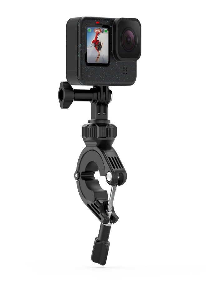 سيمتوب حامل Sametop لمقود الدراجة، حامل عمود الدراجة النارية، متوافق مع كاميرات GoPro Hero 13 و12 و11 و10 و9 و8 و7 و6 و5 Session وكاميرات DJI Action - دوران 360 درجة - Image 1