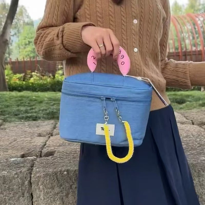 Tagi.Hadou Callme Cosmetics Bag Waterproof Portable Toiletry Bag Large Capacity Cosmetics Bag Camera Bag Cosmetic Bag - Image 1