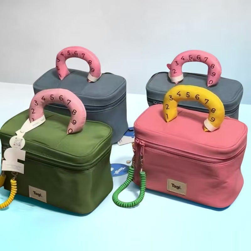 Tagi.Hadou Callme Cosmetics Bag Waterproof Portable Toiletry Bag Large Capacity Cosmetics Bag Camera Bag Cosmetic Bag - Image 3