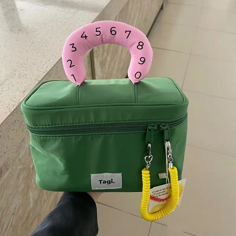 Tagi.Hadou Callme Cosmetics Bag Waterproof Portable Toiletry Bag Large Capacity Cosmetics Bag Camera Bag Cosmetic Bag - Image 5