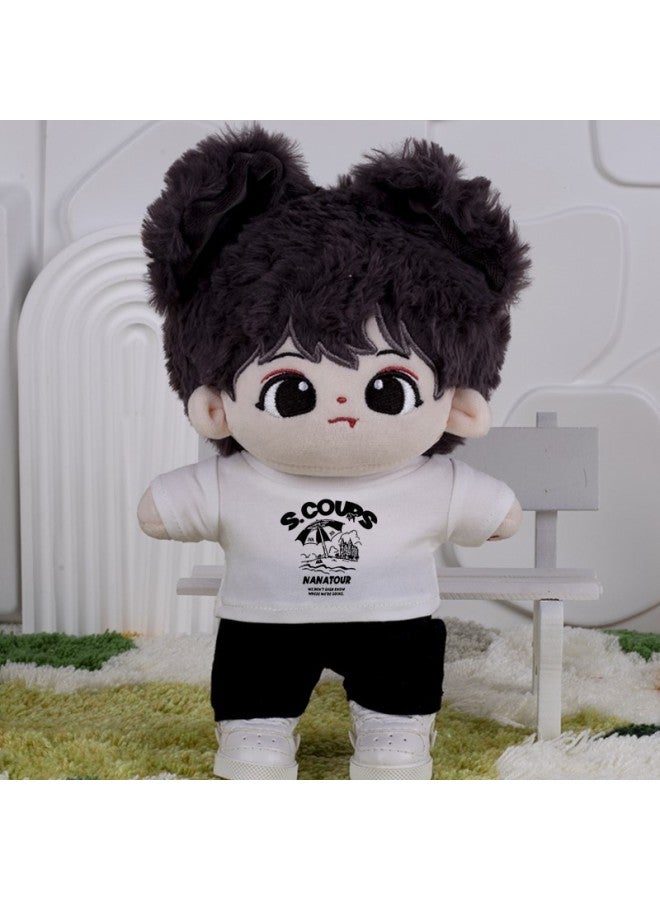 10cm/20cm Doll Clothes Quan Shunrong Cui Shengzhe Xu Minghao With T-shirt Cotton Doll Clothes In Stock-Specifications:10cm (starfish)-Color:Quan Yuanyou T-shirt - Image 3