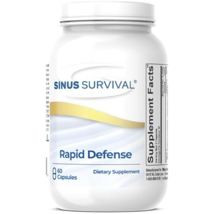 Rapid Defense Advanced Immune & Sinus Support Formula 60 Capsules - Image 1