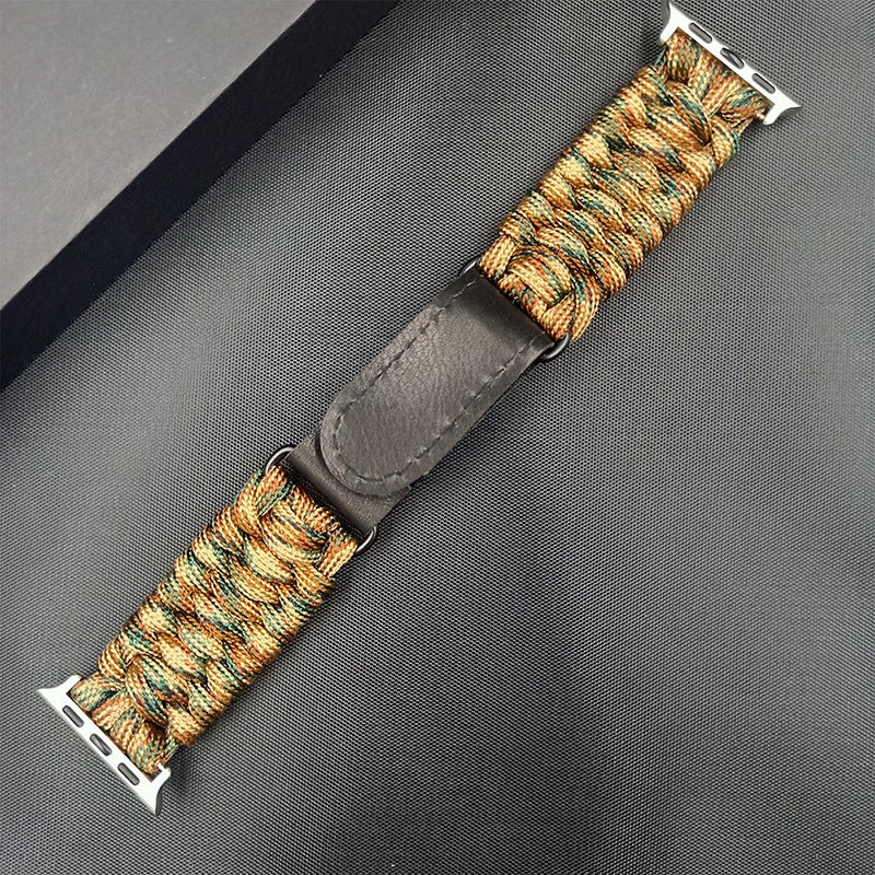 apple watch Umbrella Rope Braided Nylon Sport watch Band iwatch38/42/40/44mm - Image 1