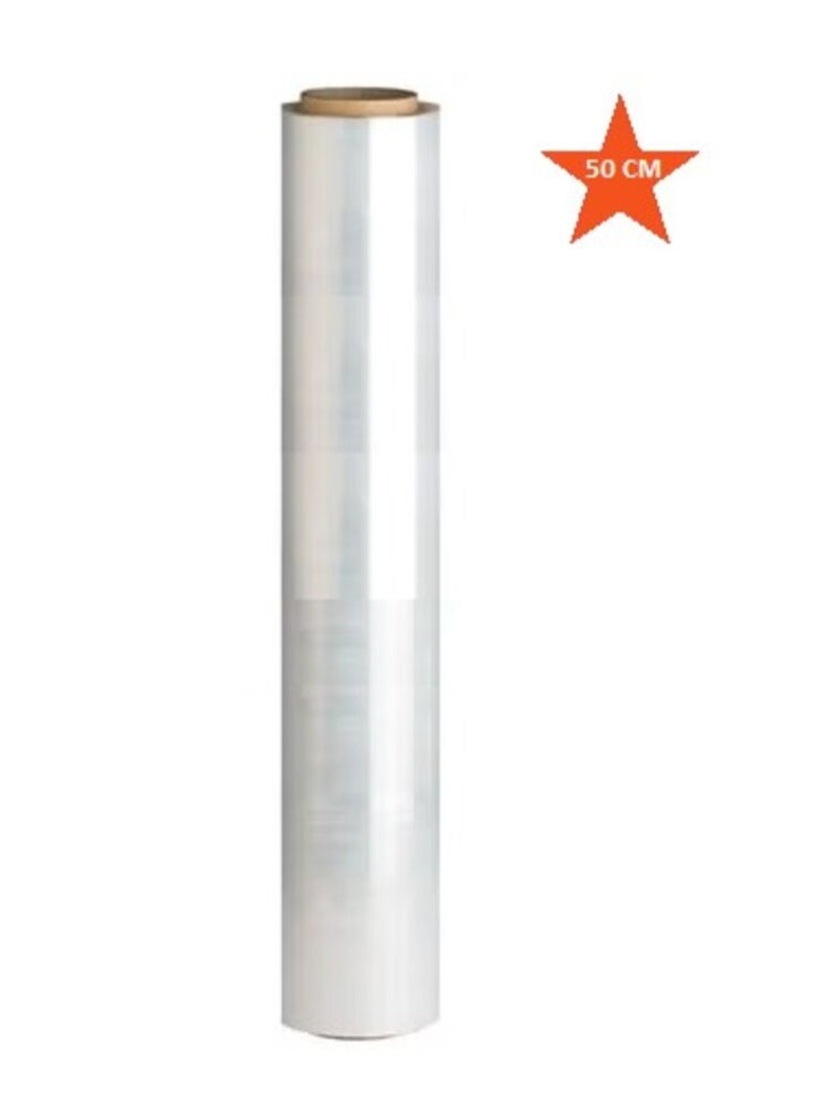 Nice Pack Clear Stretch Film Wrap or Cling Wrap for Pallet Wrapping, moving Heavy Duty Packages and for Home Shifting - 50CM 600gms  - Image 5