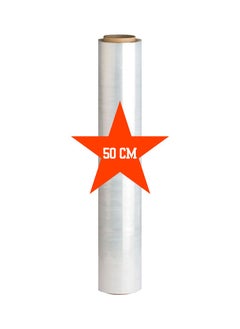 Nice Pack Clear Stretch Film Wrap or Cling Wrap for Pallet Wrapping, moving Heavy Duty Packages and for Home Shifting - 50CM 600gms  - Image 1