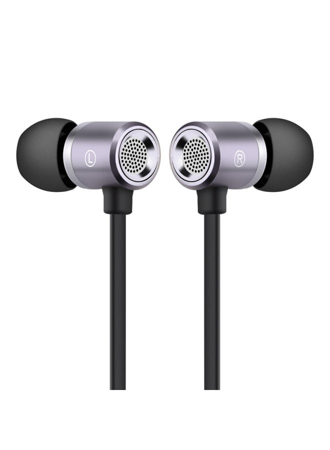 Newmine سماعات أذن سلكية ميتال نيوماين Mx660 مع تحكم في الصوت، 3.5 مم، متوافقة مع آبل، أندرويد، أجهزة الكمبيوتر، والأجهزة اللوحية، رمادي حديدي - Image 4