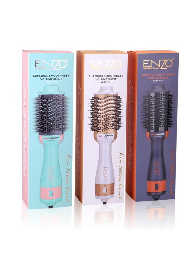 إنزو مشط تصفيف الشعر EN-4134 – جهاز تصفيف أيوني 3-في-1 للتجفيف، الفرد، التمويج وإضافة الحجم - Image 4